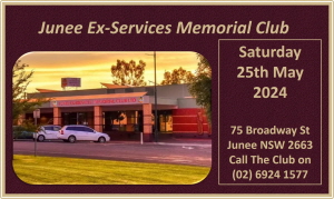 Junee RSL 25 May 25